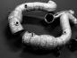 Preview: EXH Downpipe V3 Mercedes S205 / W205 C63 / C63S AMG Catless Hitzeschutz