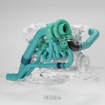 Titan Motorsports TRD Replica Kohlefaser Flügel mit Carbon Endkappen