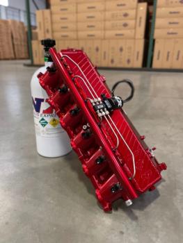 Titan Motorsports x CSF Nitrous Express Lachgas Direktanschluss-Kit für CSF B58/A9X Krümmer
