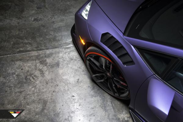 VORSTEINER NOVARA EDIZIONE CARBON FIBER FRONT FENDERS W/ VENTS AND SPLASH SHIELDS