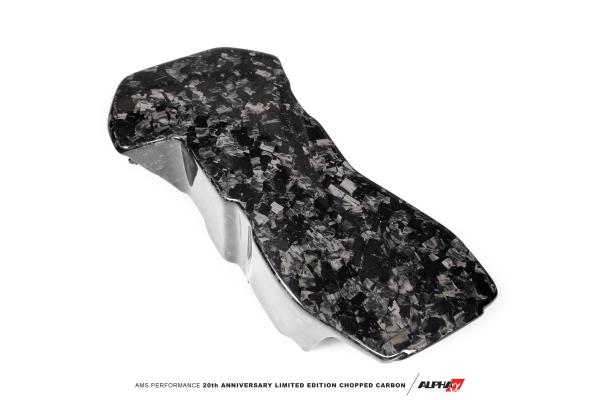 AMS PERFORMANCE TOYOTA GR SUPRA CHOPPED CARBON FIBER ECU COVER - 20TH ANNIVERSARY LIMITED EDITION