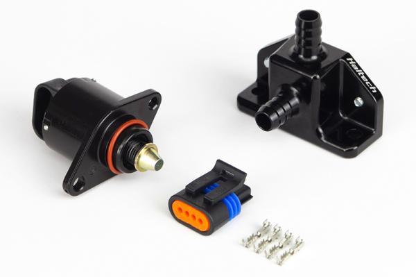 Leerlaufluftregler-Kit - Billet-Gehäuse mit 2 Anschlüssen und Motor mit 2 Schrauben