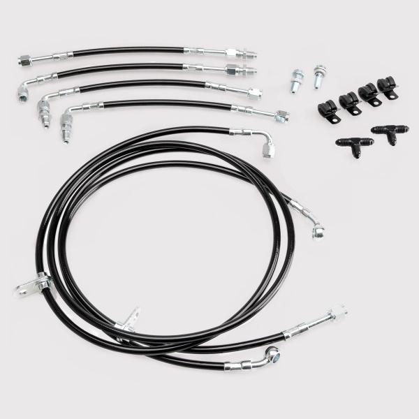 TITAN MOTORSPORTS MKIV SUPRA ABS BREMSE LÖSCHEN KIT - SCHWARZ