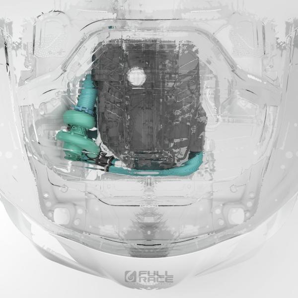 Titan Motorsports TRD Replica Kohlefaser Flügel mit Carbon Endkappen